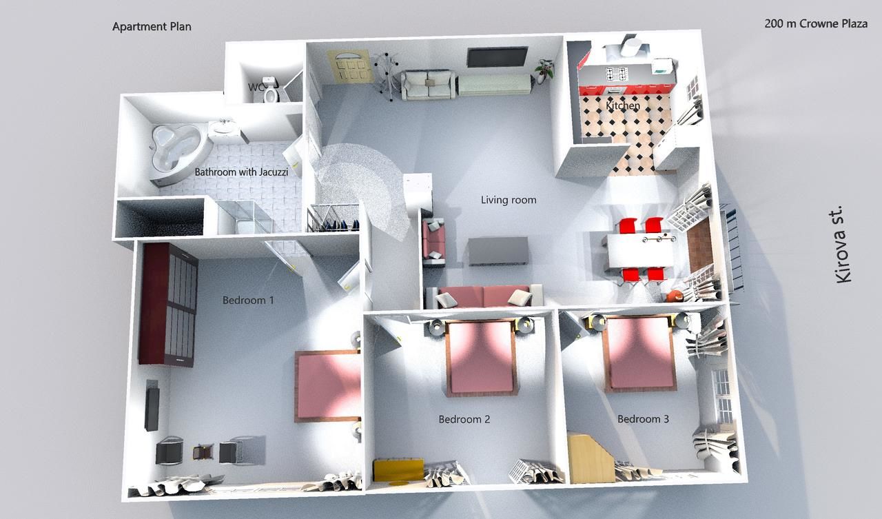 Апартаменты Spacious Kirova MGApartments Минск-15